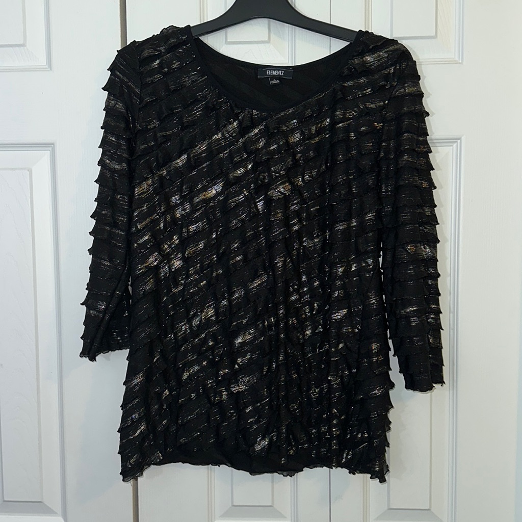 Elements Ruffled Top